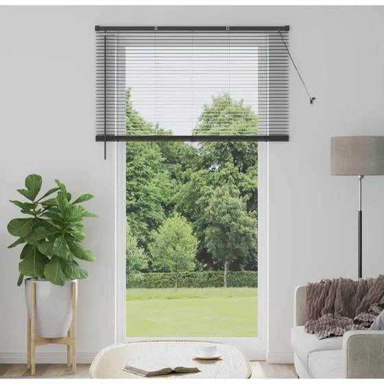 vidaXL Persienner Sølvgrå 213 x 160 cm PVC