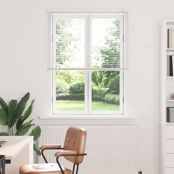 vidaXL Persienner Hvid 150 x 80 cm PVC Indstillelig