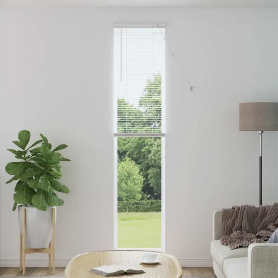 vidaXL Persienner Hvid 213 x 40 cm PVC