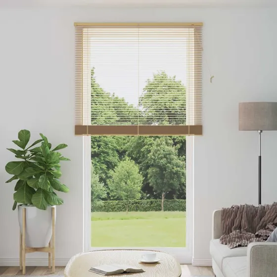 vidaXL Persienner Lys Brun 213 x 110 cm PVC