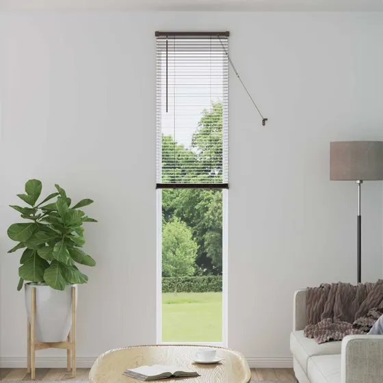 vidaXL Persienner Mørk Brun 213 x 40 cm PVC