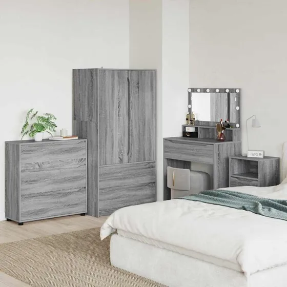 vidaXL Opbevaringsskab Grå Sonoma 80x48x57 cm Konstrueret Træ