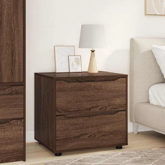 vidaXL Opbevaringsskab Brun 60 x 48 x 57 cm Konstrueret Træ