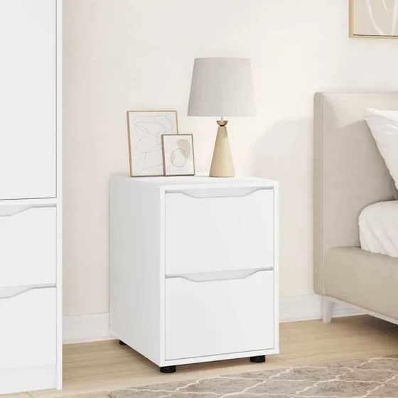 vidaXL Opbevaringsskab Hvid 40 x 48 x 57 cm Konstrueret Træ
