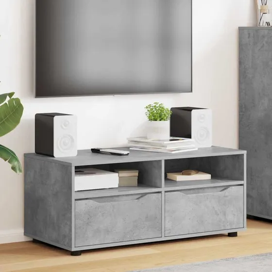 vidaXL TV-skab med skuffe Beton Grå 100 x 48 x 43 cm