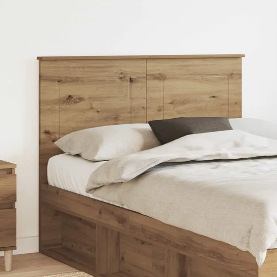 vidaXL Hovedgærde Artisan Eg 100 cm Konstrueret Træ