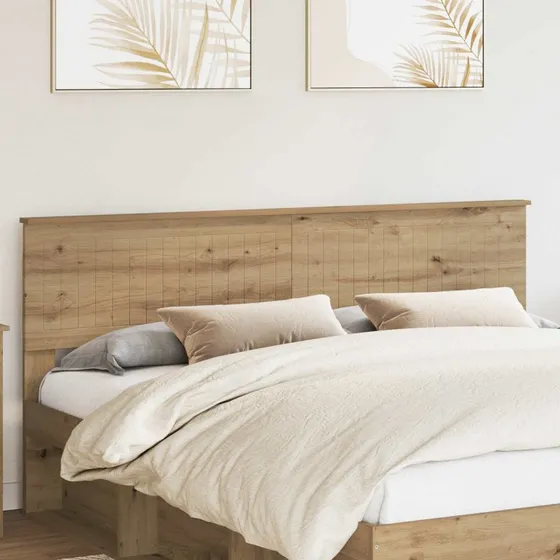 vidaXL Hovedgærde Artisan Egetræ 180 cm