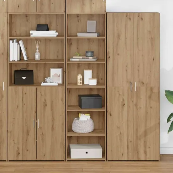 vidaXL Kabinet Artisan Egetræ 50x41x185 cm