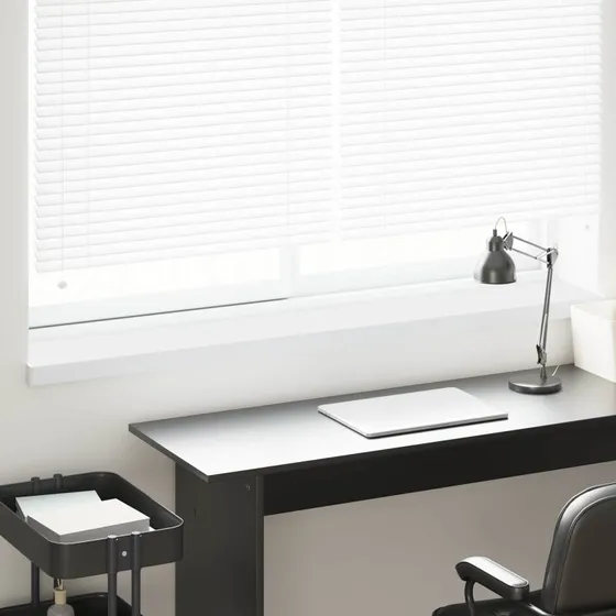 vidaXL Vindueskarm Hvid 140 x 25 x 4,5 cm PVC