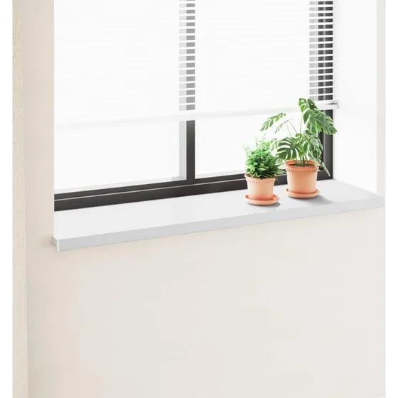 vidaXL Vindueskarm Hvid 140 x 40 x 4,5 cm PVC