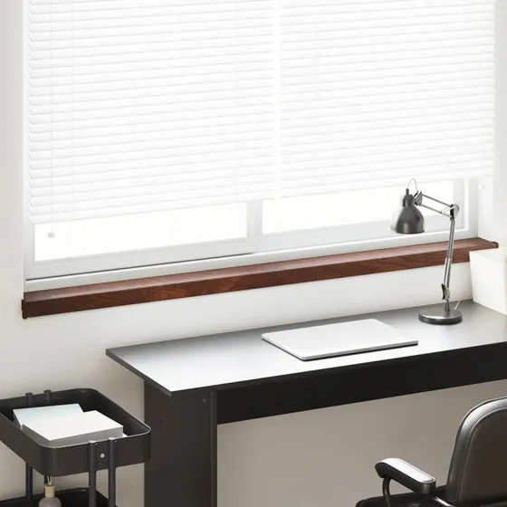 vidaXL Vindueskarm Brun Træ 160 x 15 x 4,5 cm PVC