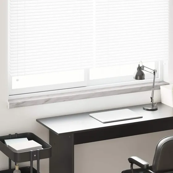 vidaXL Vindueskarm Marmor Tekst -enure 140 x 10 x 4,5 cm PVC