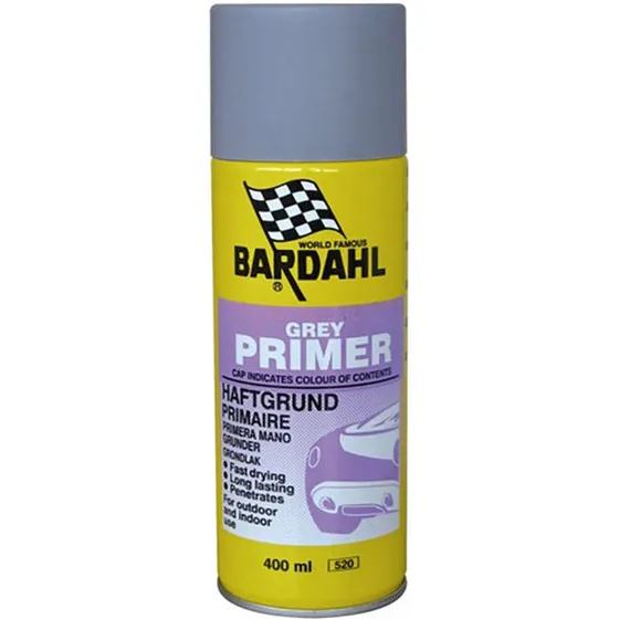 Bardahl Quick‑Dry Grå Primer Spray 400 ml