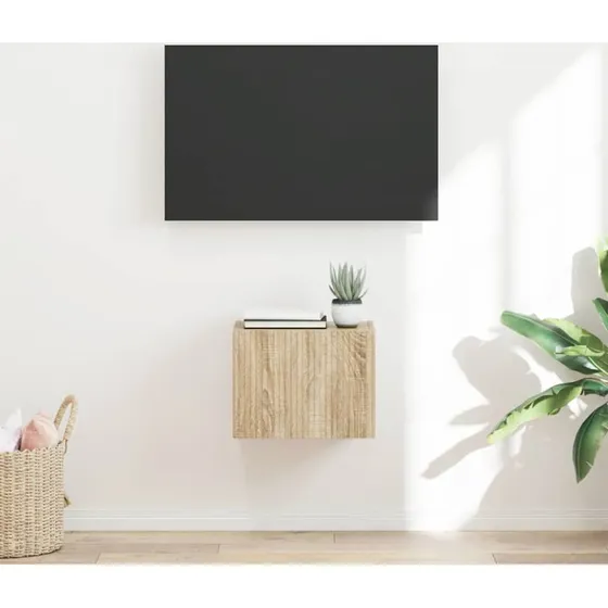 vidaXL TV vægskab Sonoma 39 x 31 x 29,5 cm træ