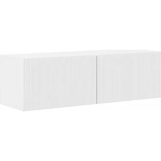 vidaXL TV vægskab Gloss Hvid 98 x 31 x 29,5 cm Konstrueret træ