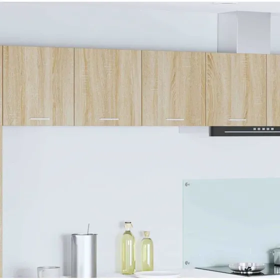 vidaXL Hængeskab Sonoma eg 80 x 31 x 40 cm Konstrueret træ
