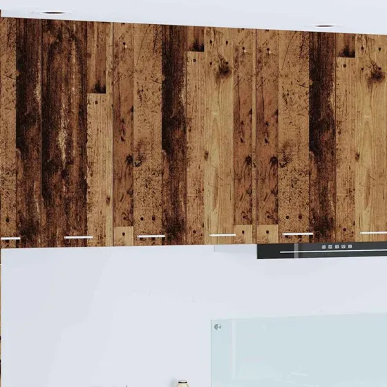 vidaXL Hængeskab Gammelt Træ 60x31x80 cm Konstrueret Træ