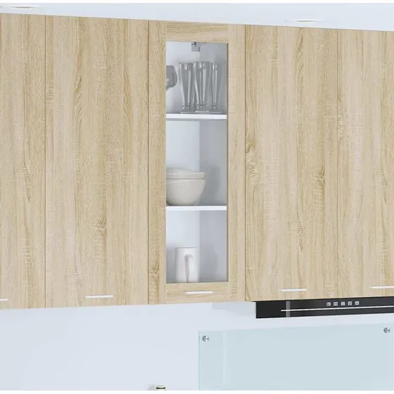 vidaXL Hængeskab Sonoma eg 40 x 31 x 100 cm Konstrueret træ