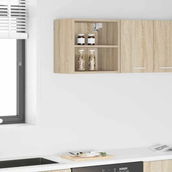 vidaXL Hængeskab Sonoma 40 x 29,5 x 40 cm Konstrueret træ