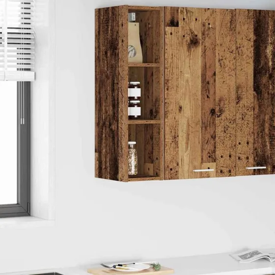 vidaXL Hængeskab Gammelt Træ 20x29,5x80 cm Konstrueret Træ