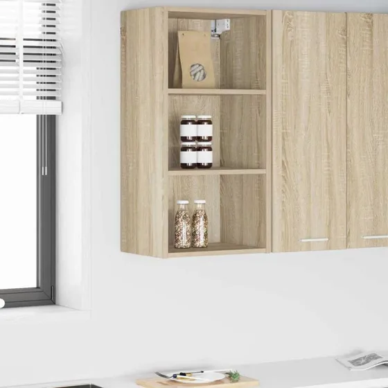 vidaXL Hængeskab Sonoma 40 x 29,5 x 80 cm Konstrueret træ
