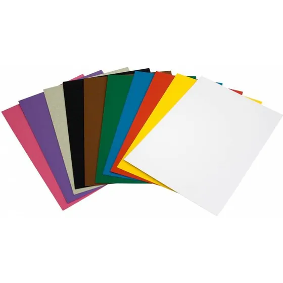 Folia A4 karton 300 g – 50 ark, assorterede farver