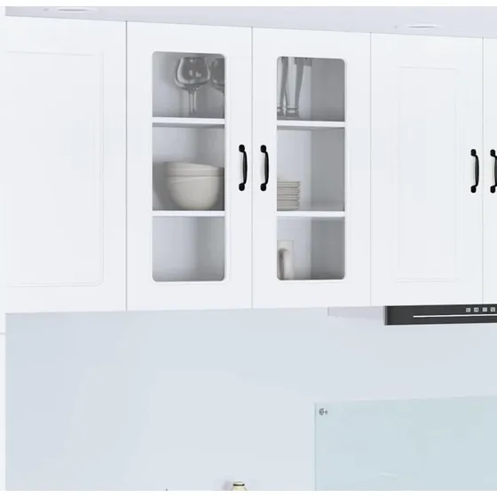 vidaXL Køkkenskab Kalmar Hvid 80x31x80 cm Konstrueret Træ