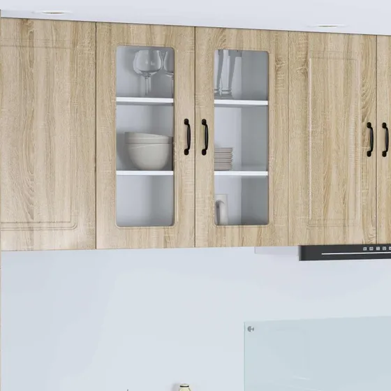 vidaXL Køkkenskab Kalmar Sonoma eg 80x31x80 cm Konstrueret træ
