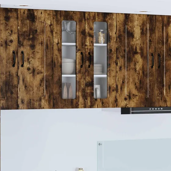 vidaXL Køkkenskab Kalmar Røget Eg 60x31x80 cm Konstrueret Træ
