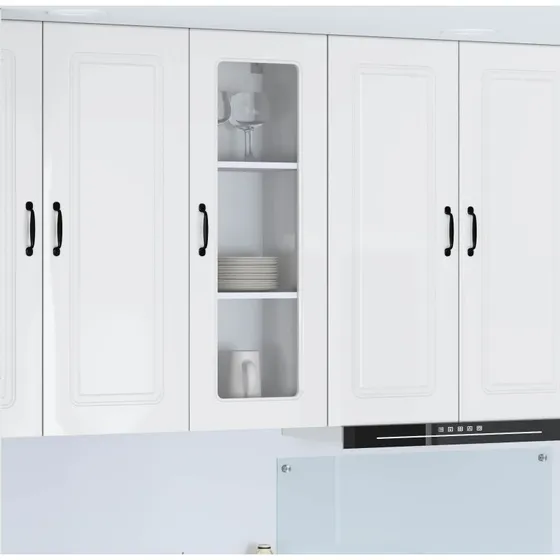 vidaXL Køkkenskab Kalmar Høj gloss hvid 40 x 31 x 100 cm