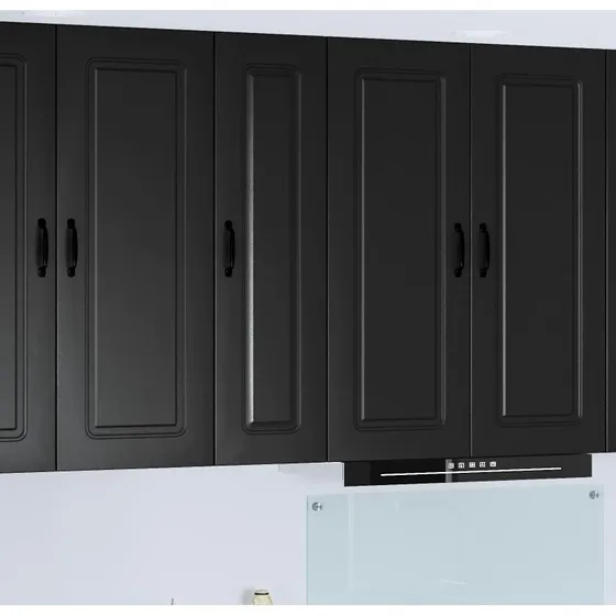 vidaXL Køkkenskab Kalmar Sort 30 x 31 x 100 cm Konstrueret Træ