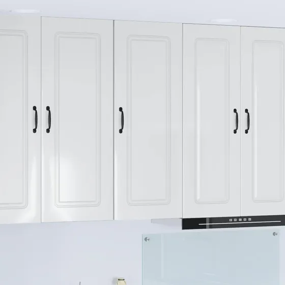 vidaXL Køkkenskab Kalmar Høj gloss hvid 40 x 31 x 100 cm