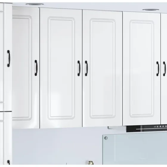 vidaXL Køkkenskab Kalmar Høj gloss hvid 80x31x100 cm