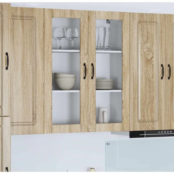 vidaXL Køkkenskab Kalmar Sonoma 80x31x100 cm Konstrueret Træ