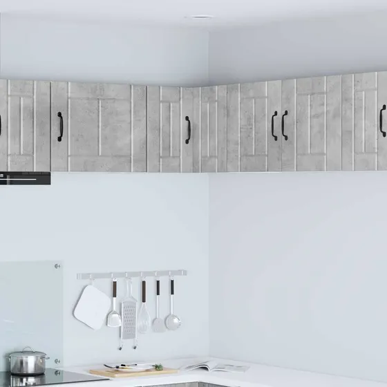 vidaXL Køkkenskab Lucca Betongrå 57x57x40 cm Konstrueret Træ