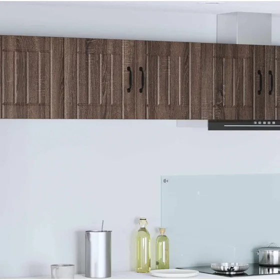 vidaXL Køkkenskab Lucca Brunt Eg 80x31x40 cm Konstrueret Træ