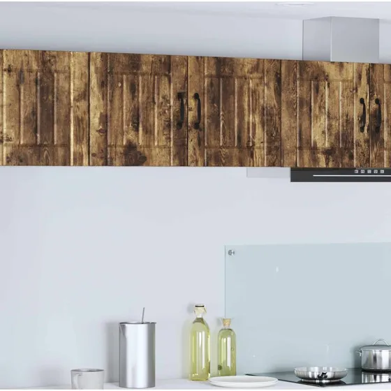 vidaXL Køkkenskab Lucca Røget Eg 80x31x40 cm Konstrueret Træ