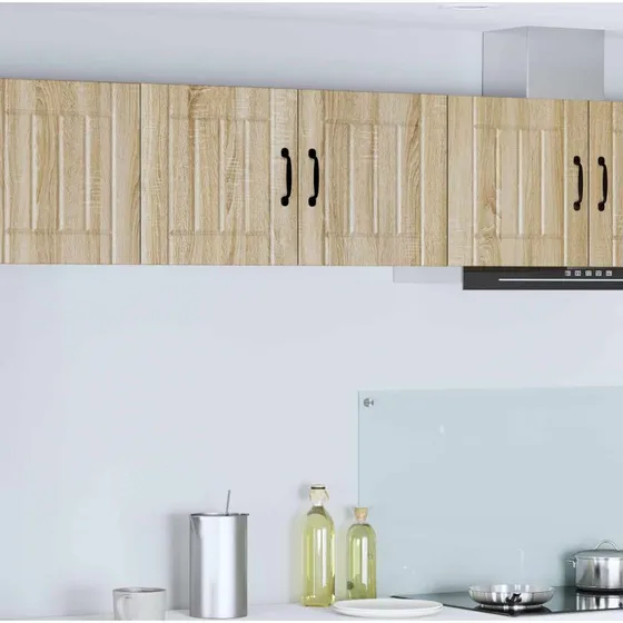 vidaXL Køkkenskab Lucca Sonoma-eg 80x31x40 cm Konstrueret træ
