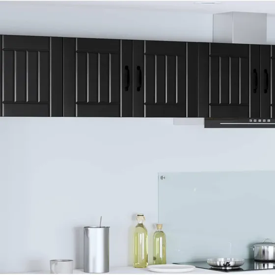 vidaXL Køkkenskab Lucca Sort 80 x 31 x 40 cm Konstrueret Træ
