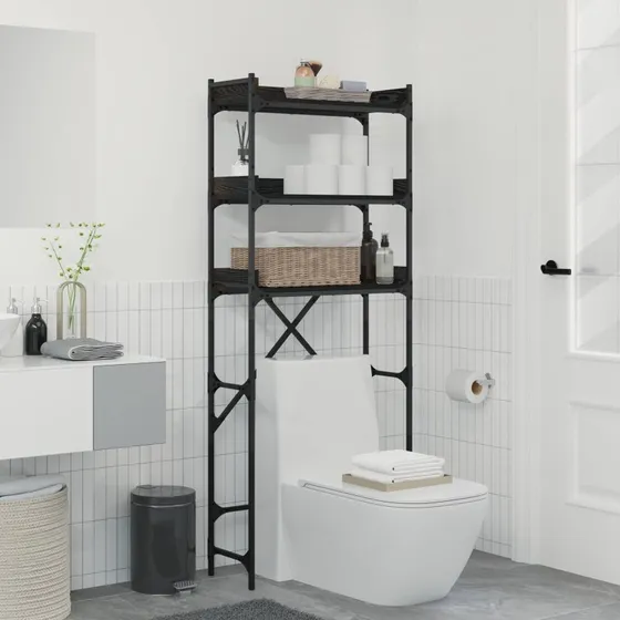 Trendy Vaskemaskinehylde 67 x 25 x 163 cm, Konstrueret Træ