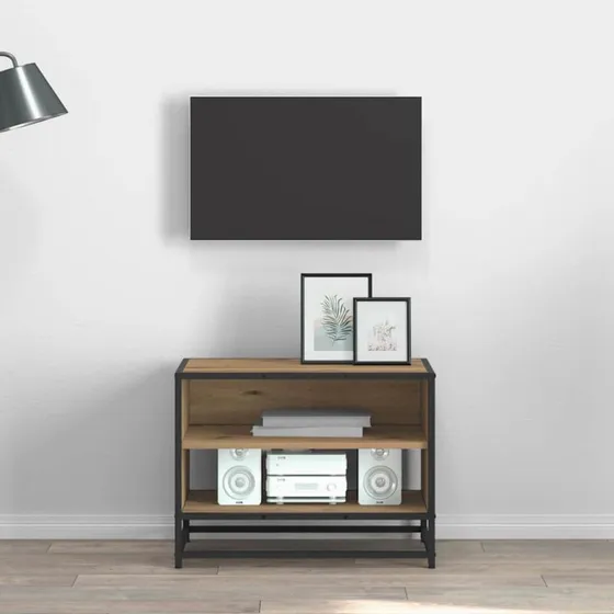 vidaXL Artisan Egetræ TV-enhed 61 x 40 x 46 cm