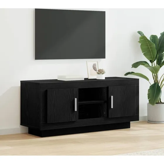 vidaXL TV-skab Sort 102 x 35 x 45 cm Konstrueret Træ
