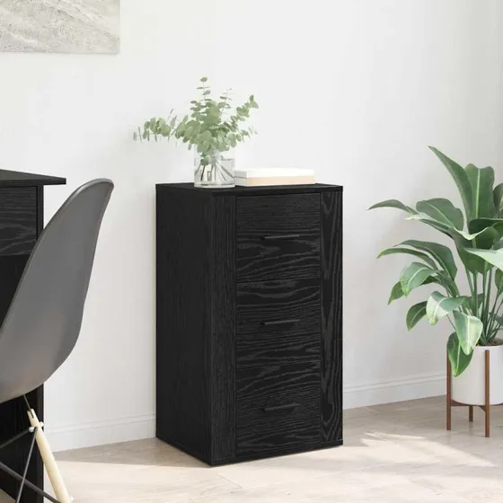 Eg Sidebord med skuffe Sort 40 x 33 x 70 cm