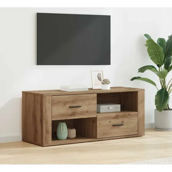 vidaXL TV-skab Artisan Egetræ 100 x 35 x 40 cm