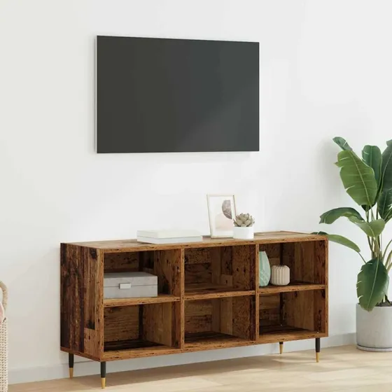 vidaXL TV-skab Gammelt Træ 103,5 x 30 x 50 cm