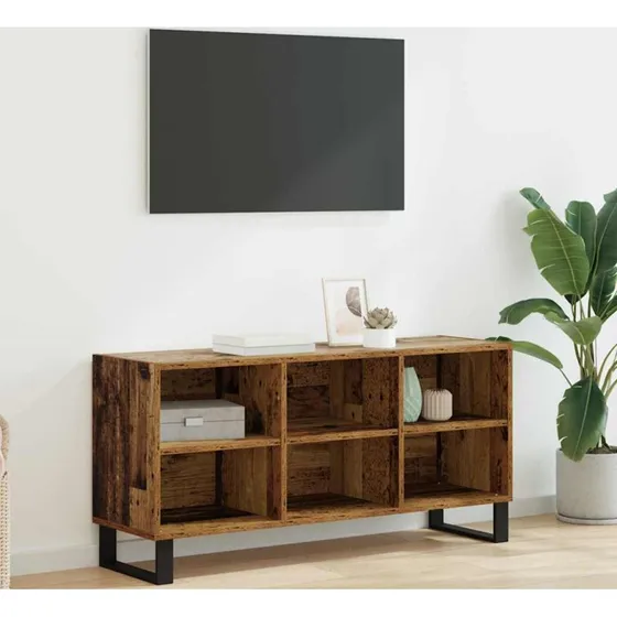 vidaXL TV-skab Gammelt træ 103,5 x 30 x 50 cm
