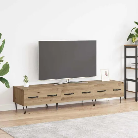 vidaXL TV-skab med skuffe 150 x 36 x 30 cm, konstrueret træ