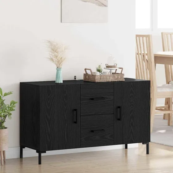Eg Sidebord med skuffe, Sort, 100 x 36 x 60 cm