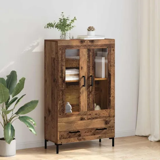 vidaXL Highboard Gammelt Træ 69,5 x 31 x 115 cm