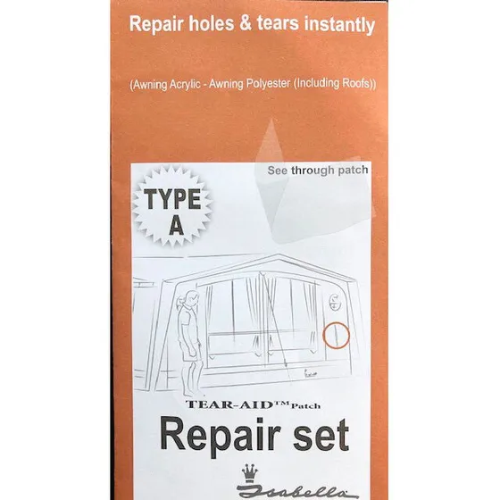 Isabella reparationssæt akryl 3 lapper (78×150,36×36,23×23)